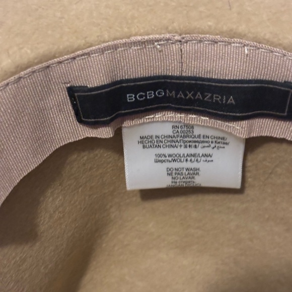 Bcbgmaxazria Tan Wool Hat - worn twice - Picture 4 of 5